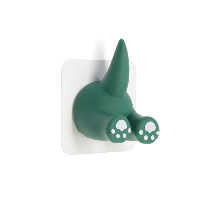 Крючок самоклеящийся CAPPIO MUMURING, однорожковый, цвет зеленый