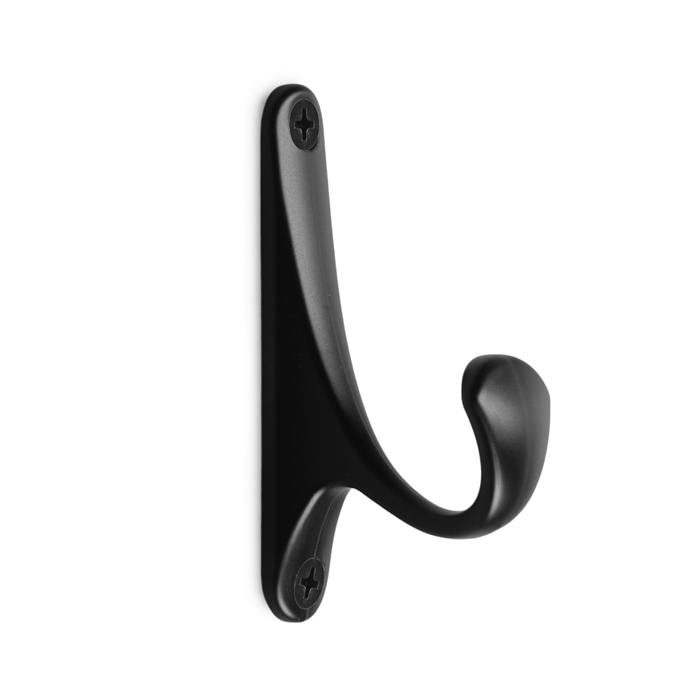 Крючок мебельный CAPPIO CLASSIC, однорожковый, цвет черный