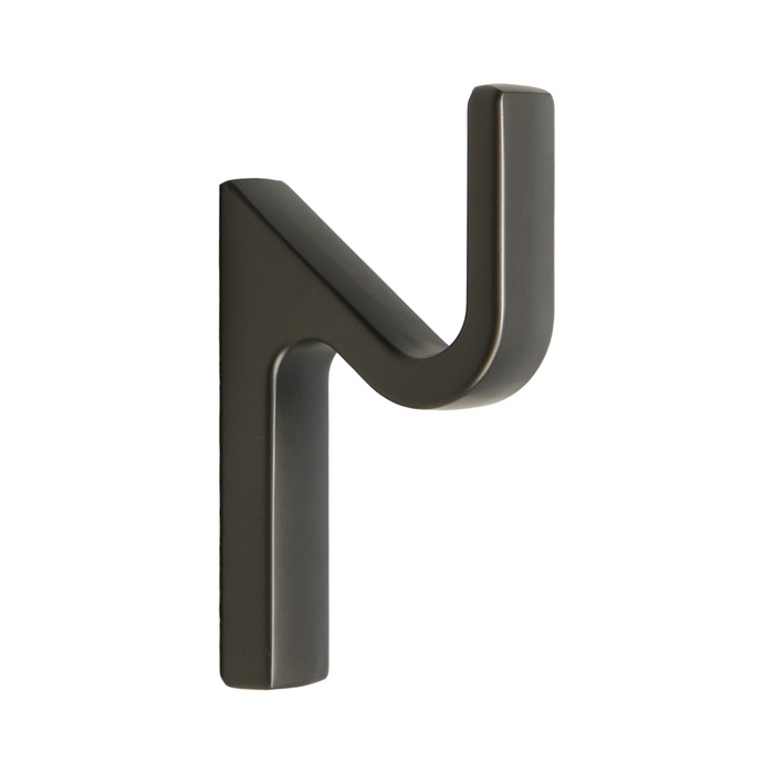 Крючок мебельный CAPPIO ANEMONE, однорожковый, цвет графит